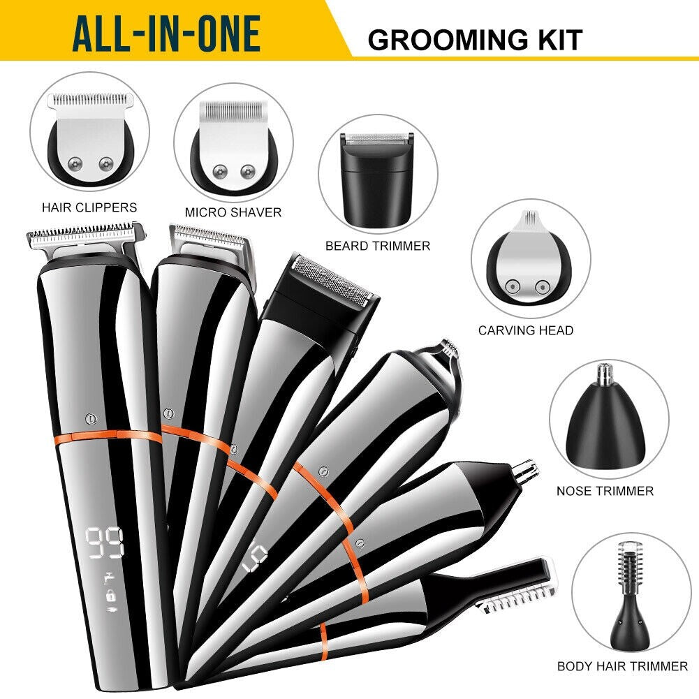 Professional Hair Clippers Cordless Beard Hair Trimmer Clippers Trimmer Set