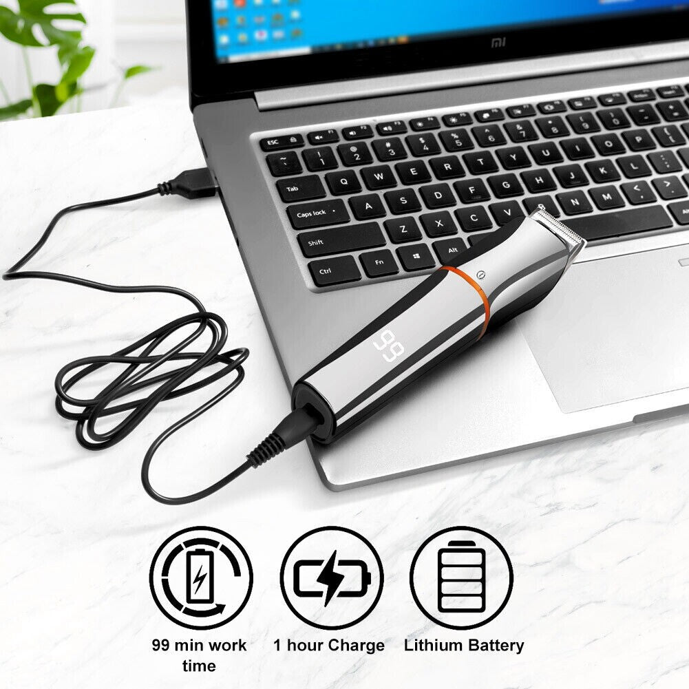 Professional Hair Clippers Cordless Beard Hair Trimmer Clippers Trimmer Set